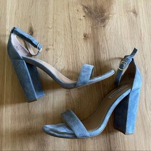 Steve Madden Carrson Blue Suede